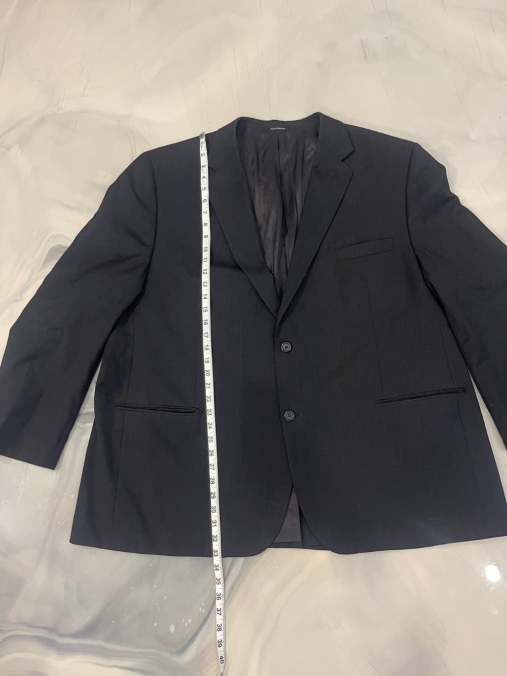 Joseph & Feiss Men's Black Two-Button Suit Jacket